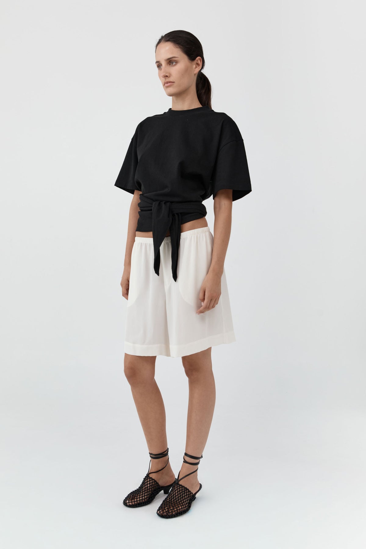 Silk Everyday Relaxed Shorts - Tofu