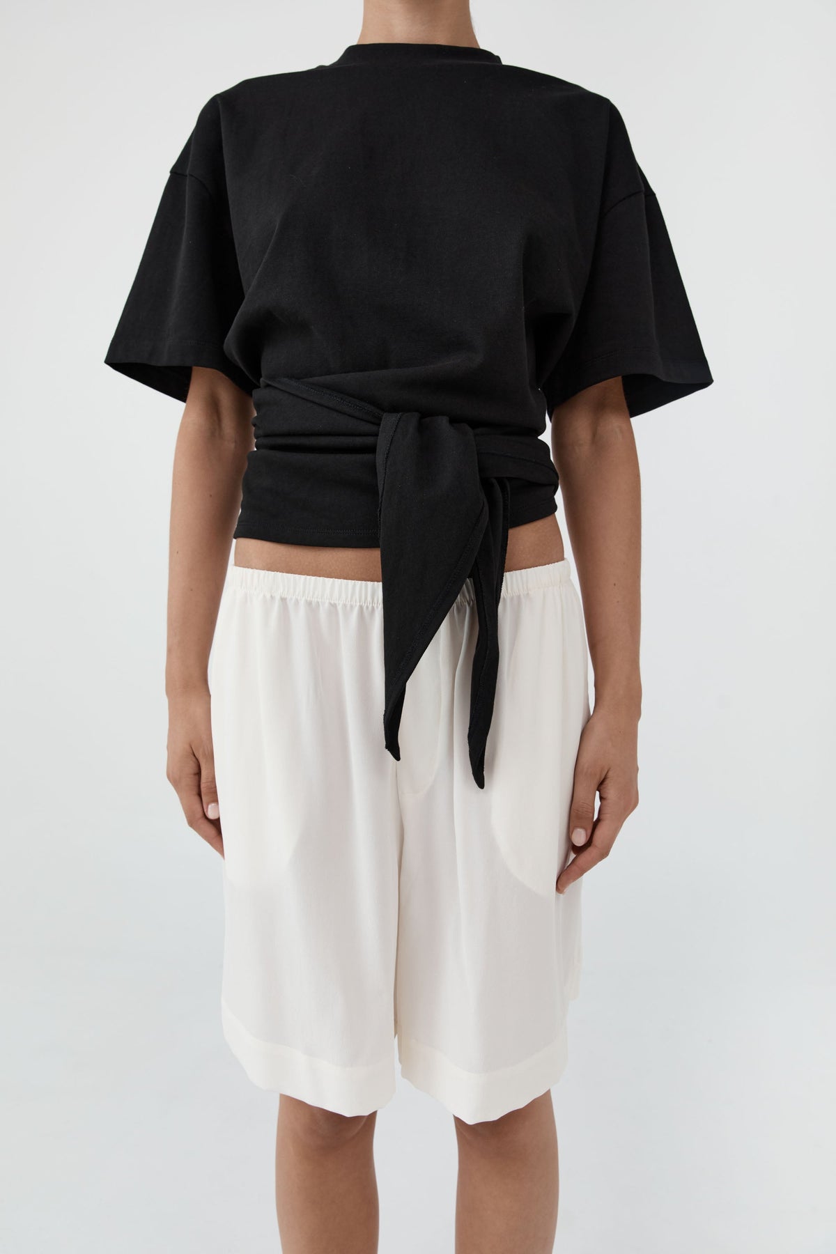Silk Everyday Relaxed Shorts - Tofu