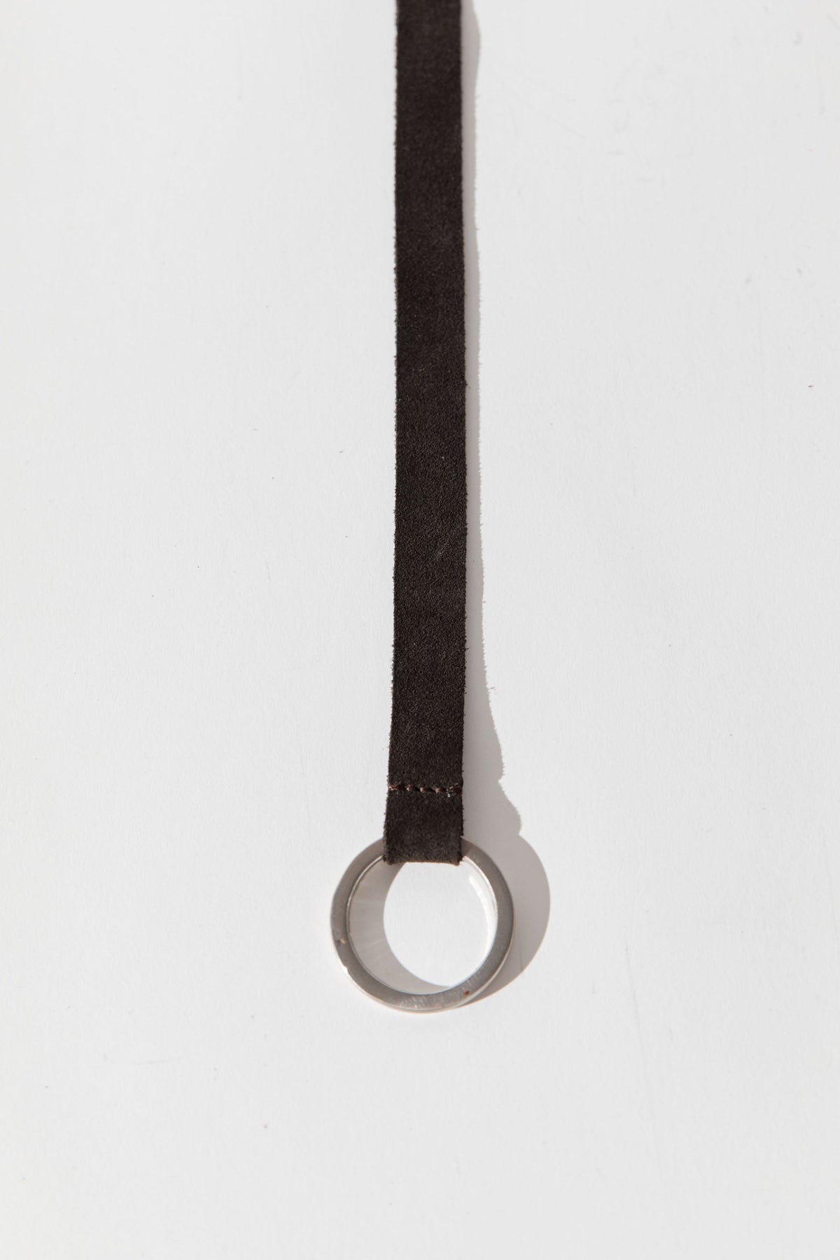 Suede Tie Belt - Coffee