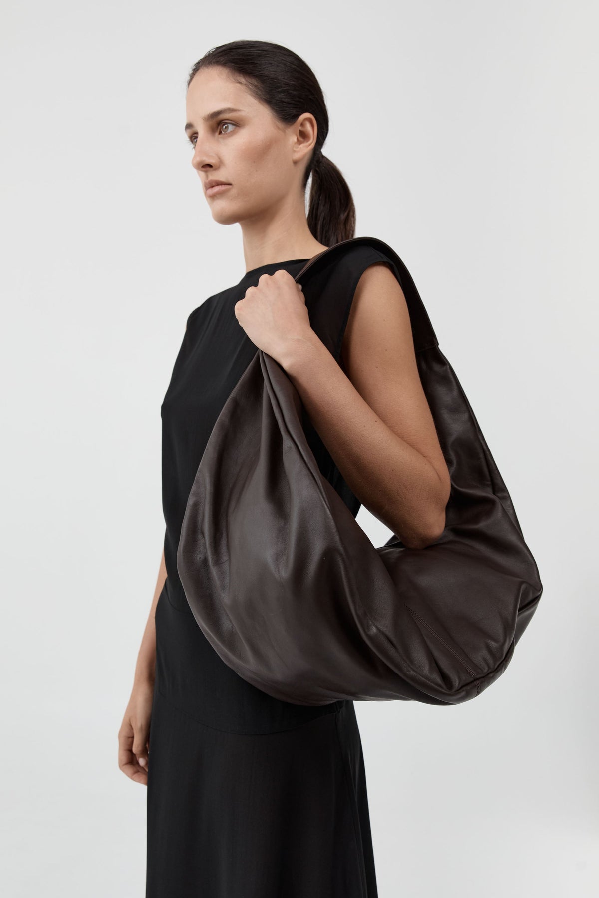 Large Crossbody Bag - Coffee