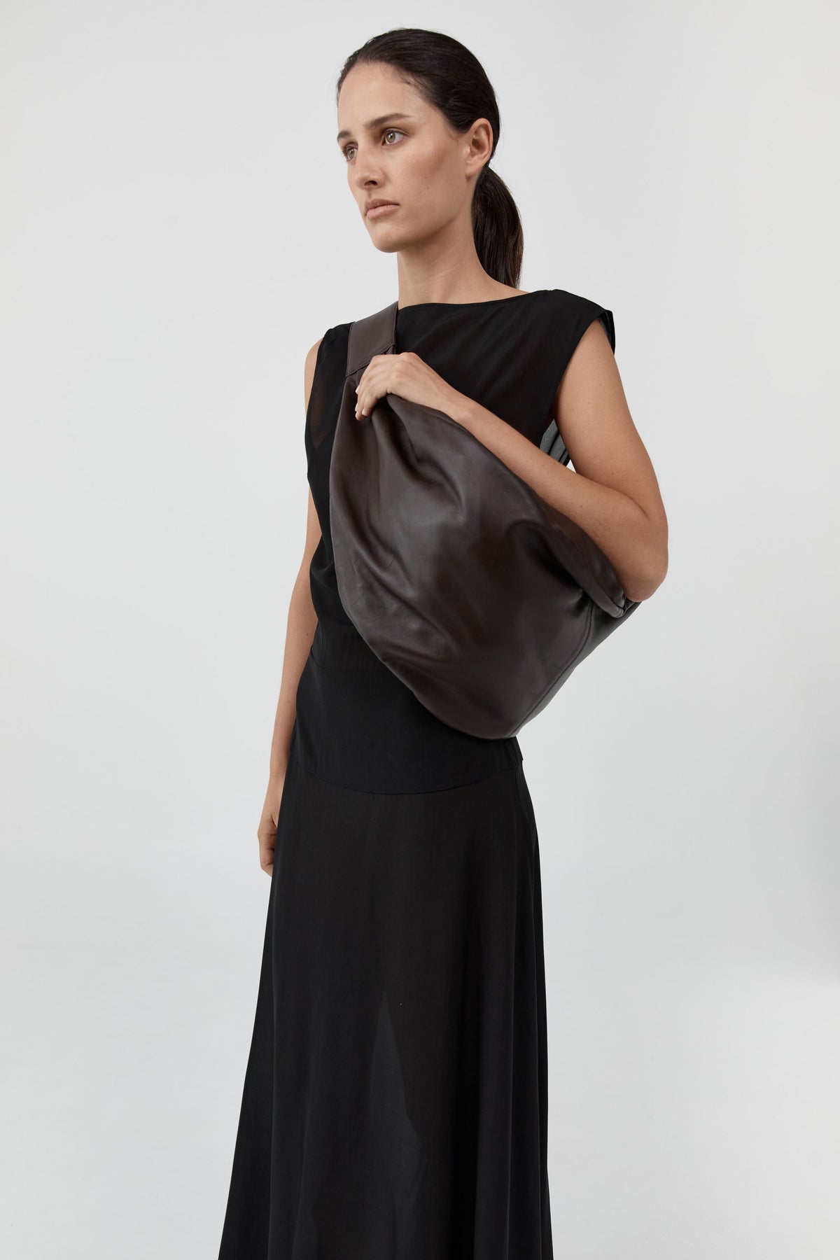 Large Crossbody Bag - Coffee