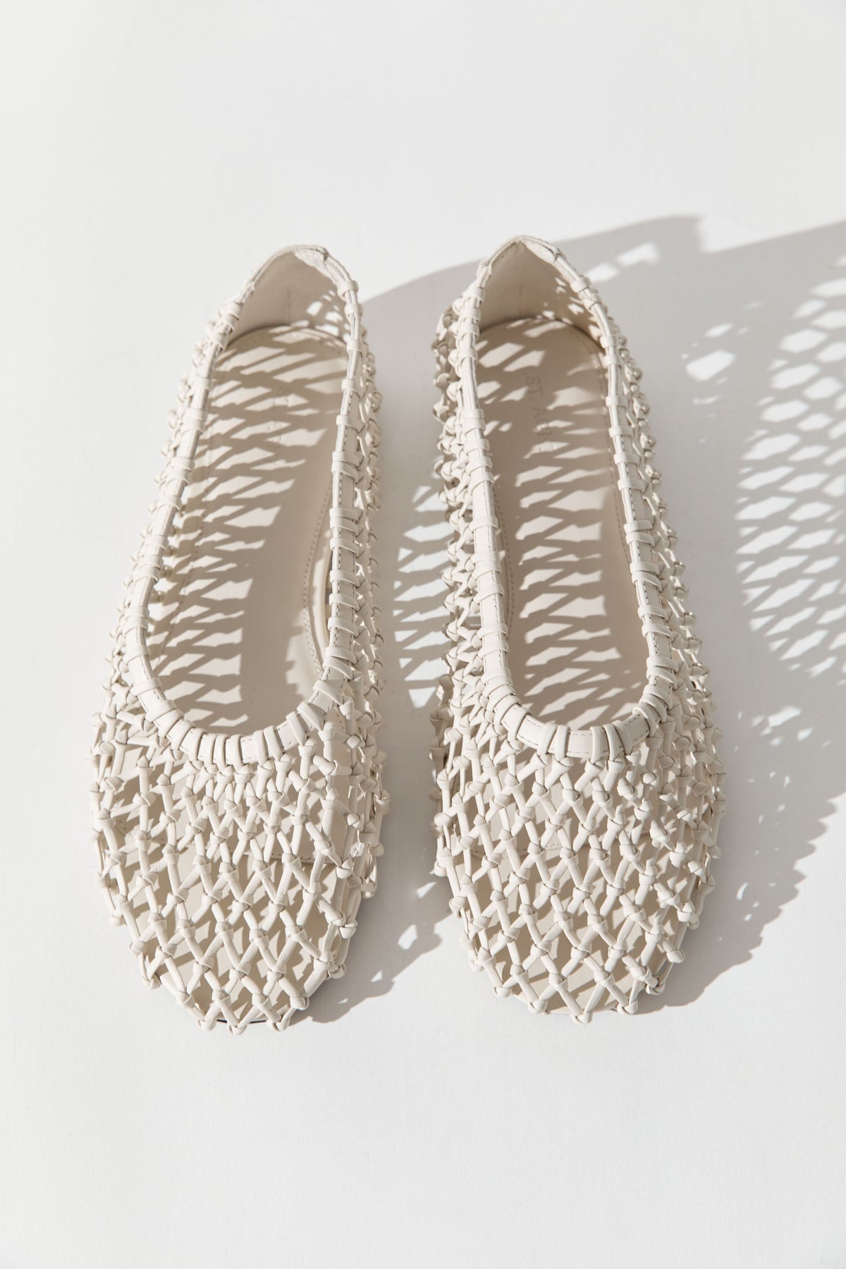 Woven Ballerina Flat - Off White