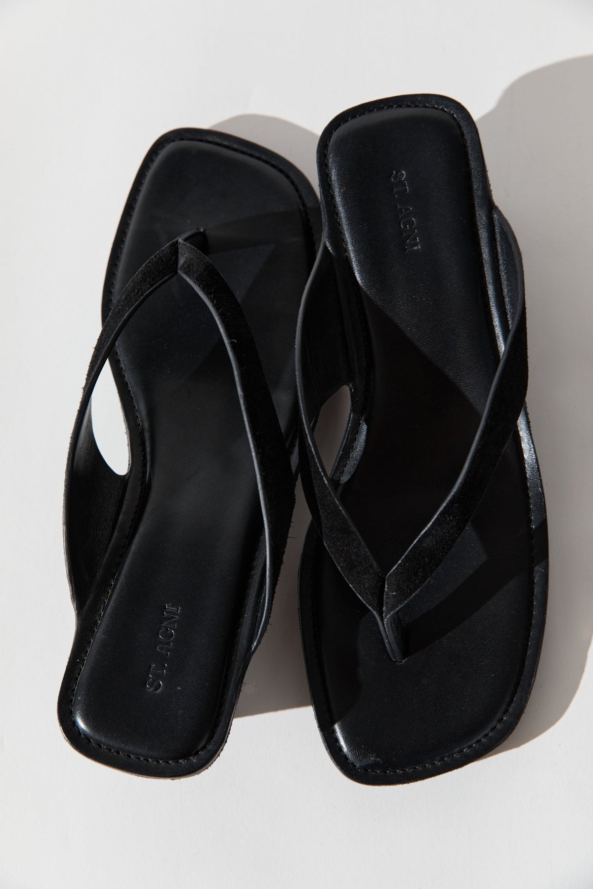 Suede Opanka Heel - Black