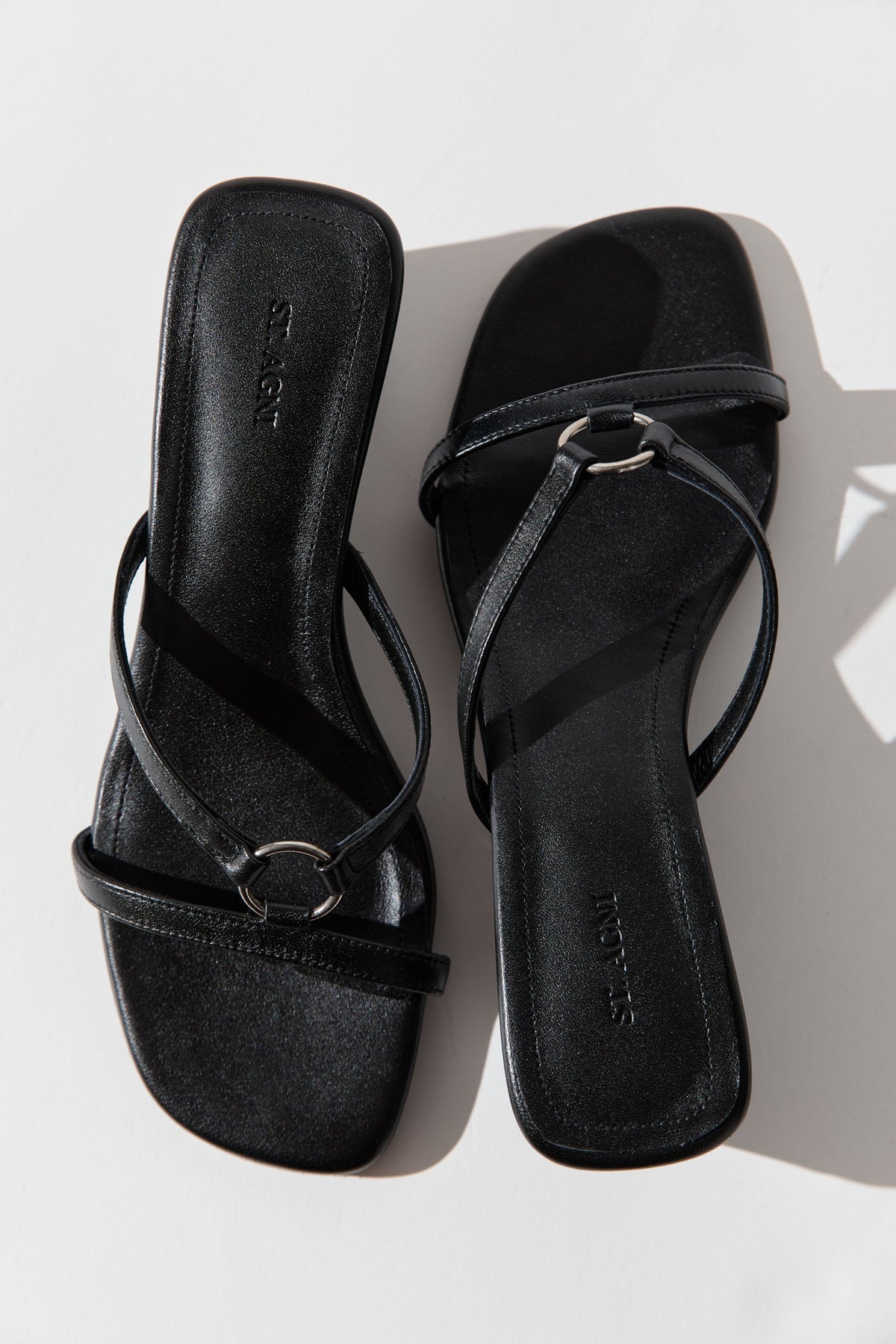 Multi Strap Heel - Black