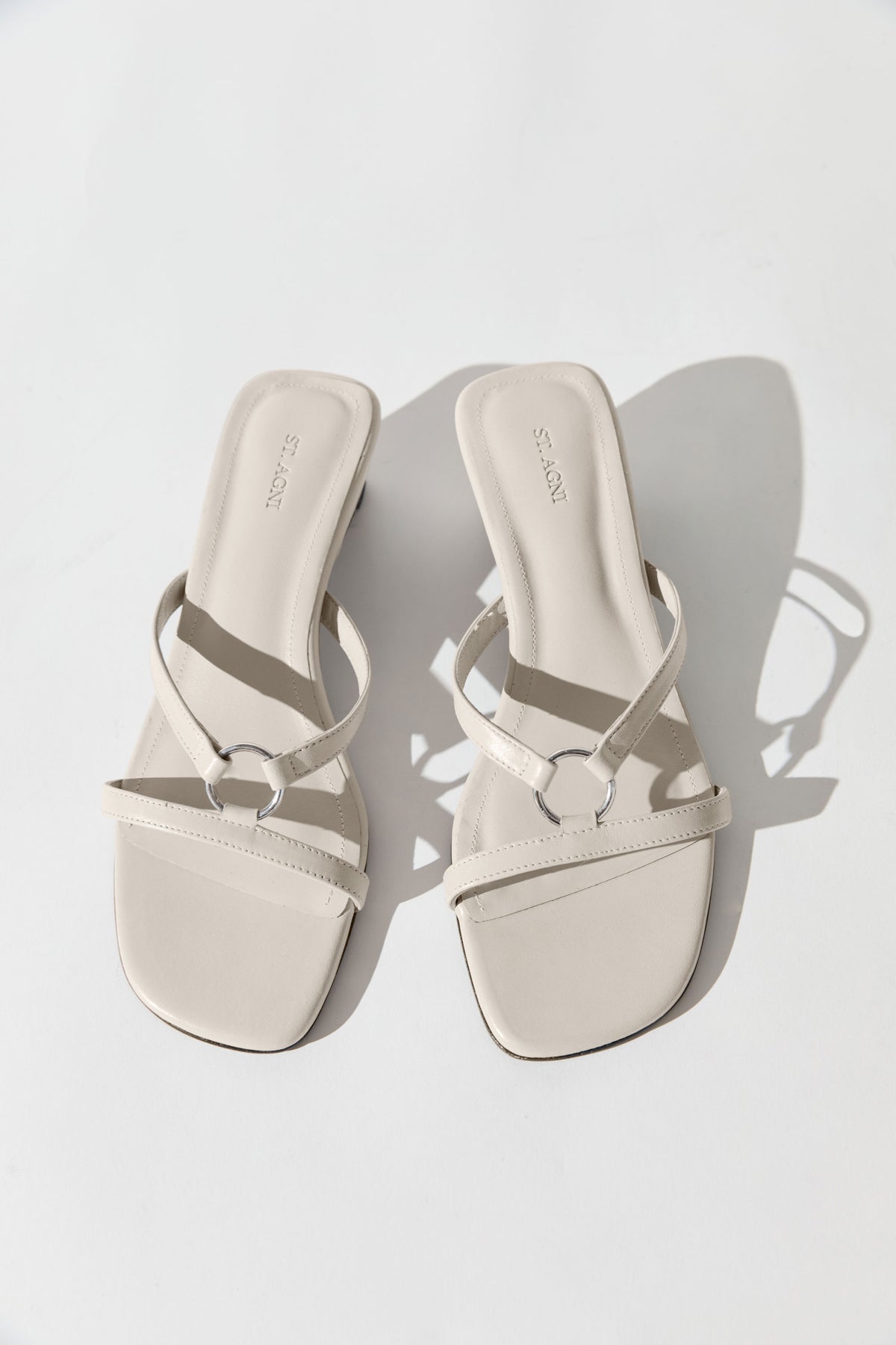 Multi Strap Heel - Off White