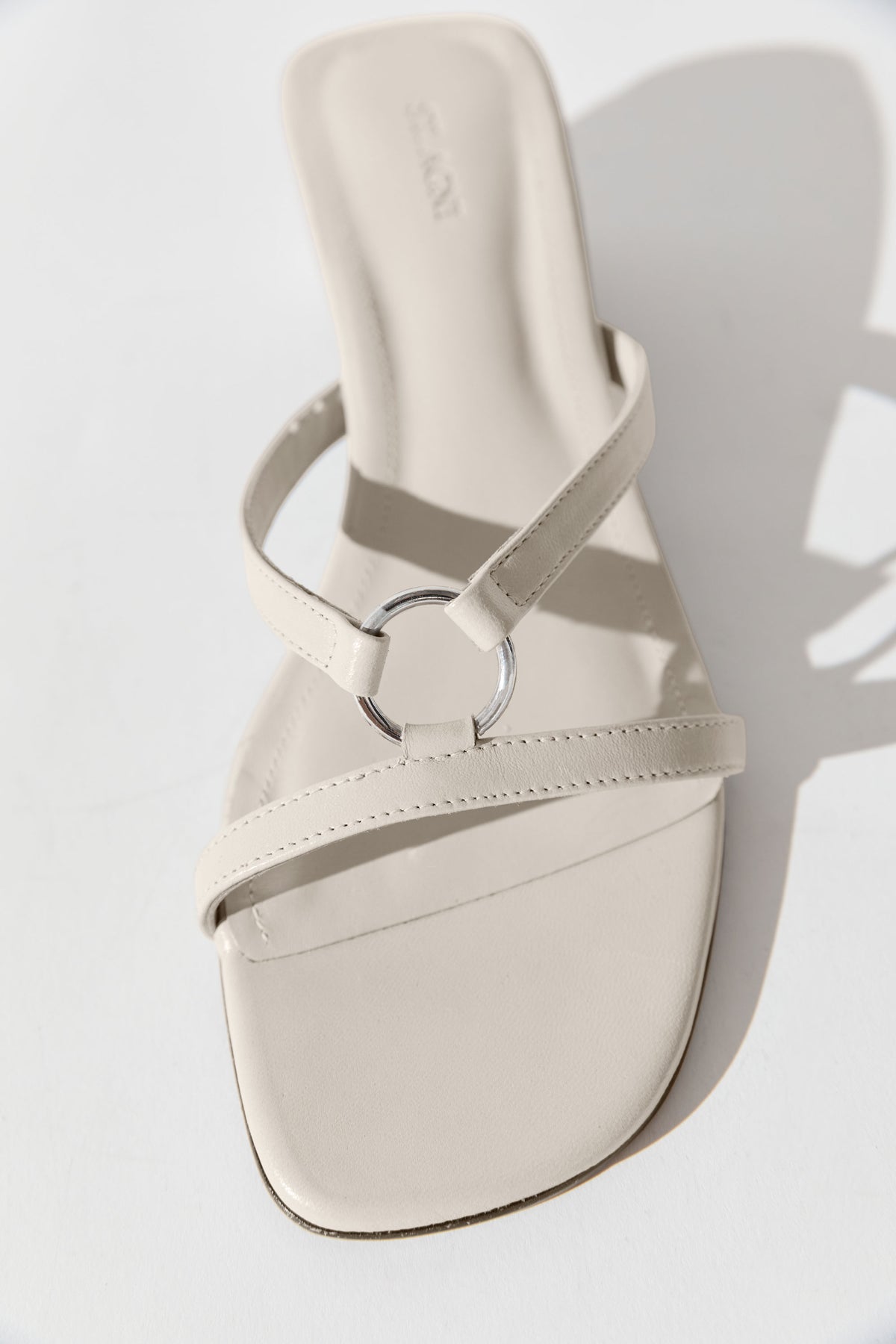 Multi Strap Heel - Off White
