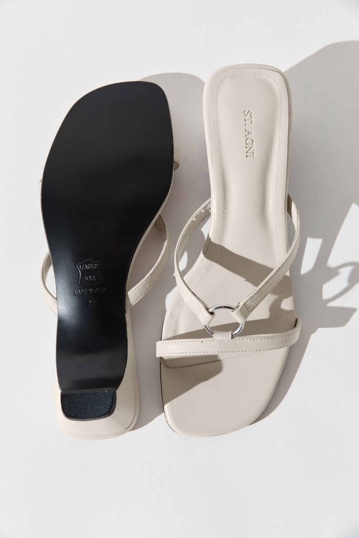 Multi Strap Heel - Off White