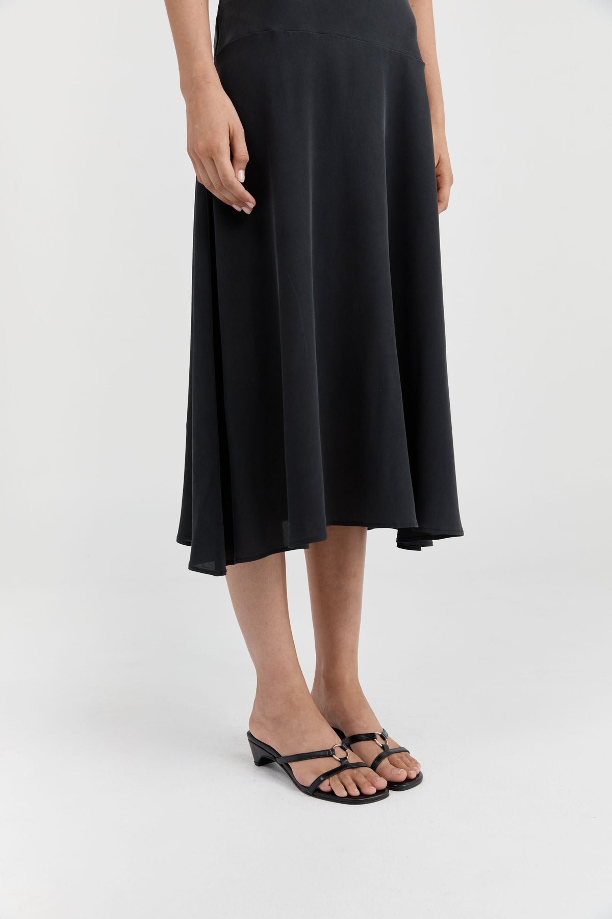 Multi Strap Heel - Black