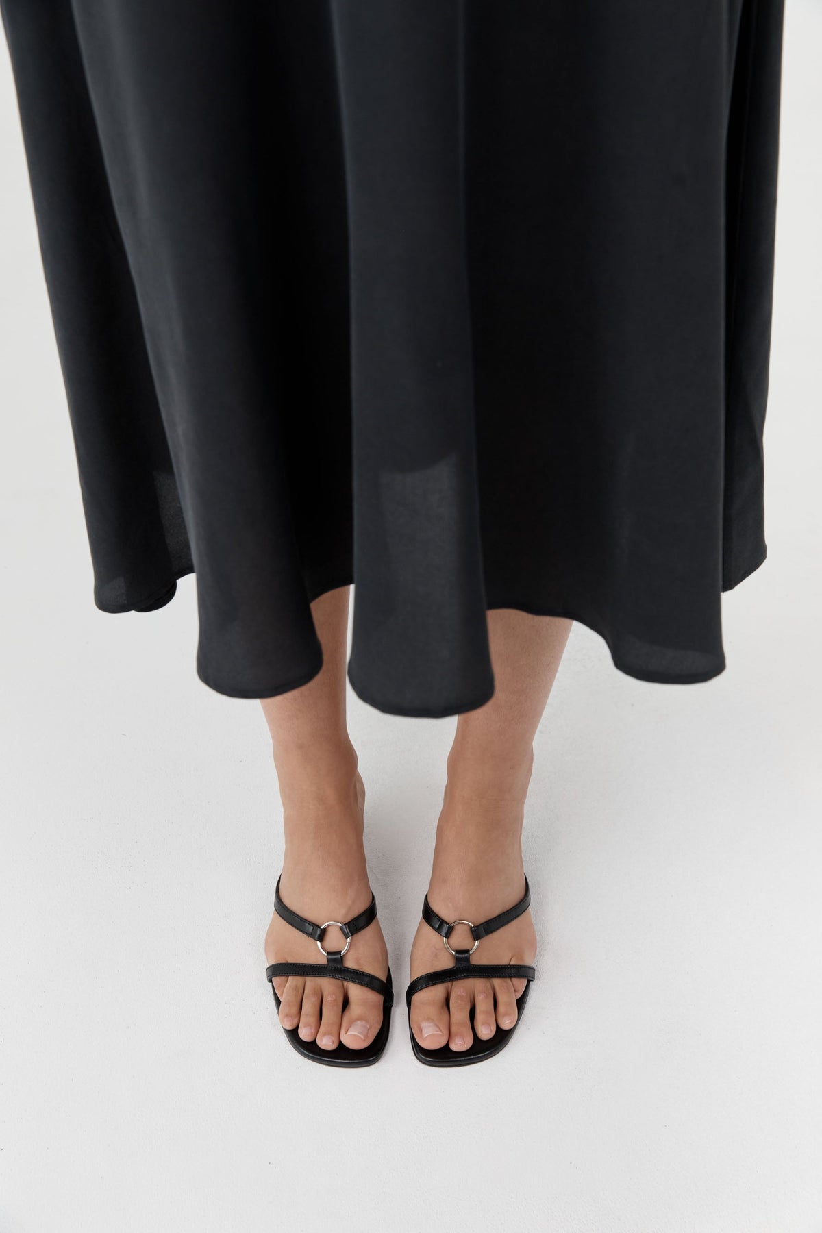 Multi Strap Heel - Black