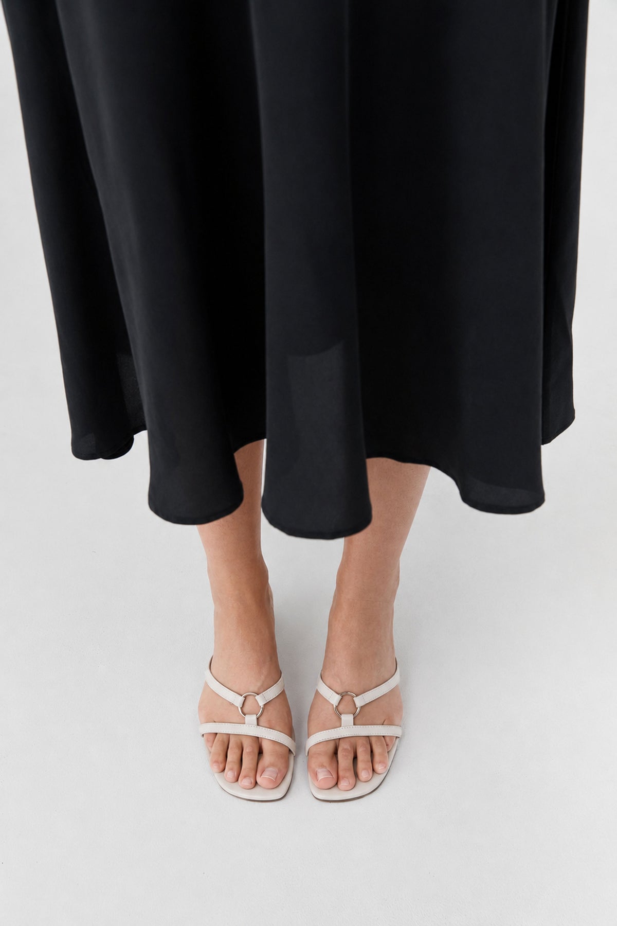 Multi Strap Heel - Off White