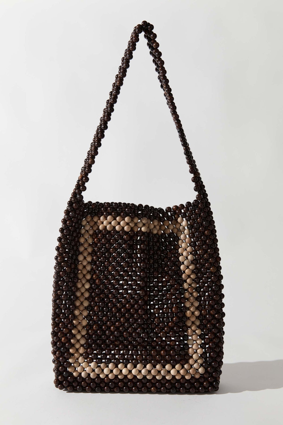 Taxi Bag - Coffee/Ecru