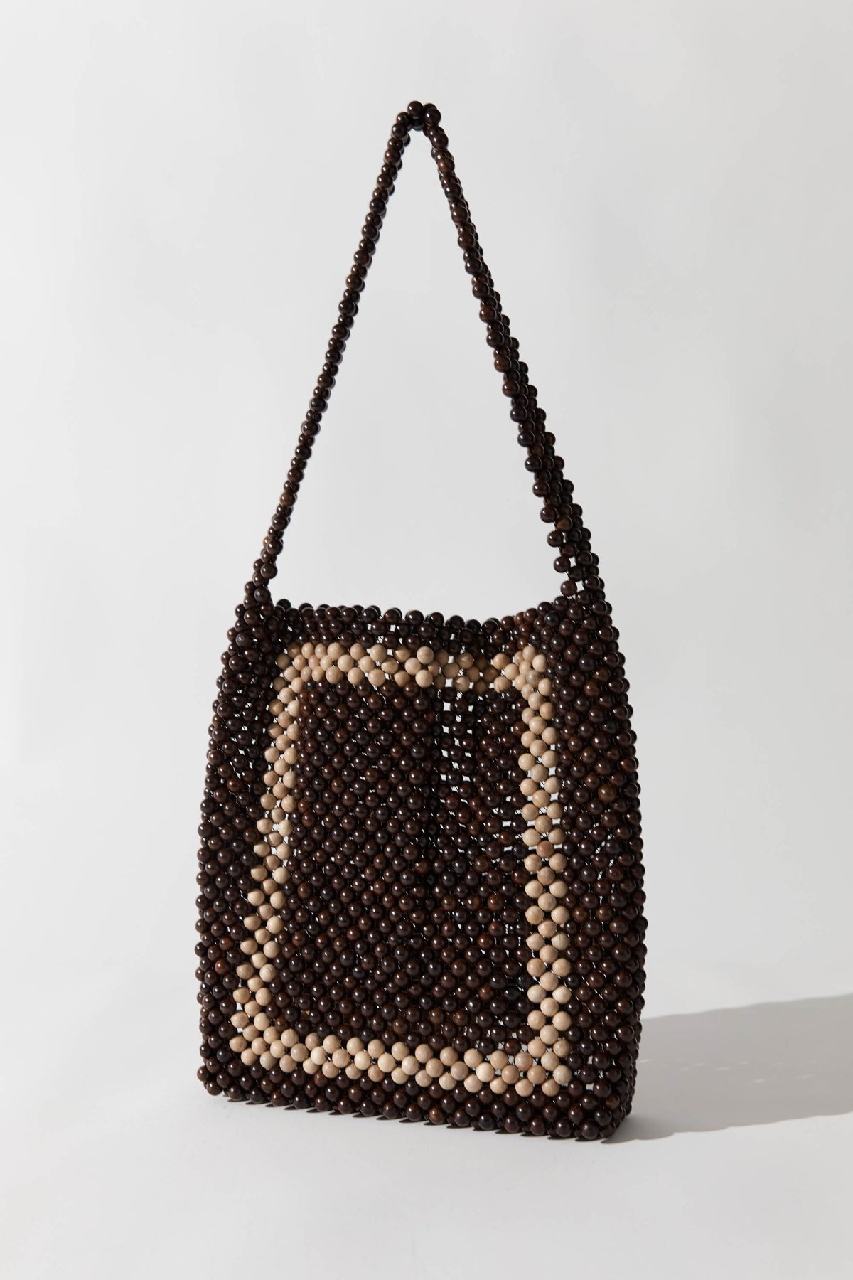 Taxi Bag - Coffee/Ecru