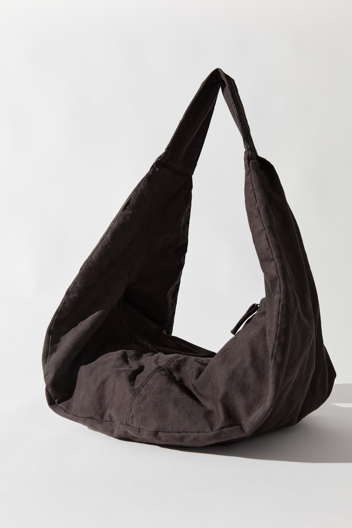 Canvas Large Crossbody Bag - Ash
