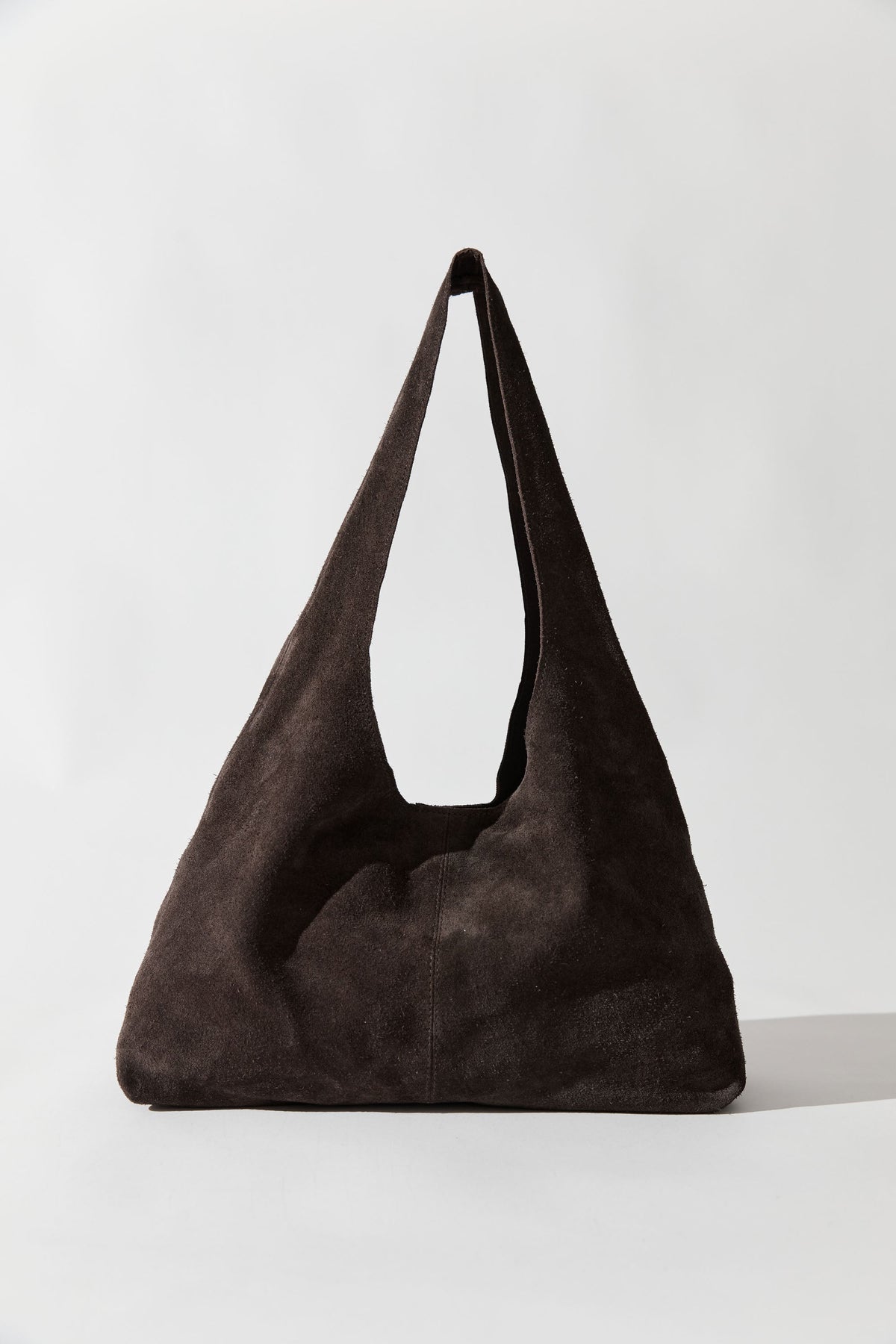Suede Soft Bag - Coffee