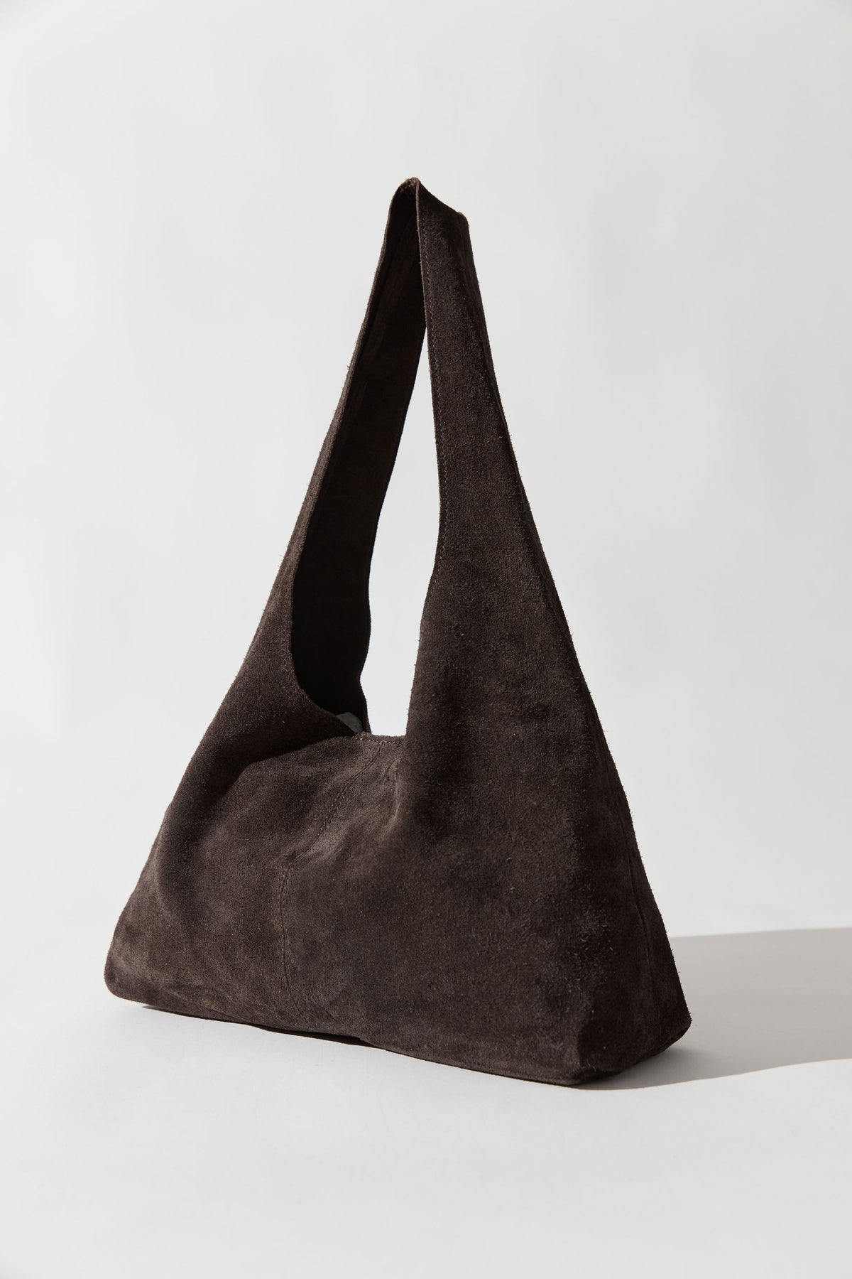 Suede Soft Bag - Coffee