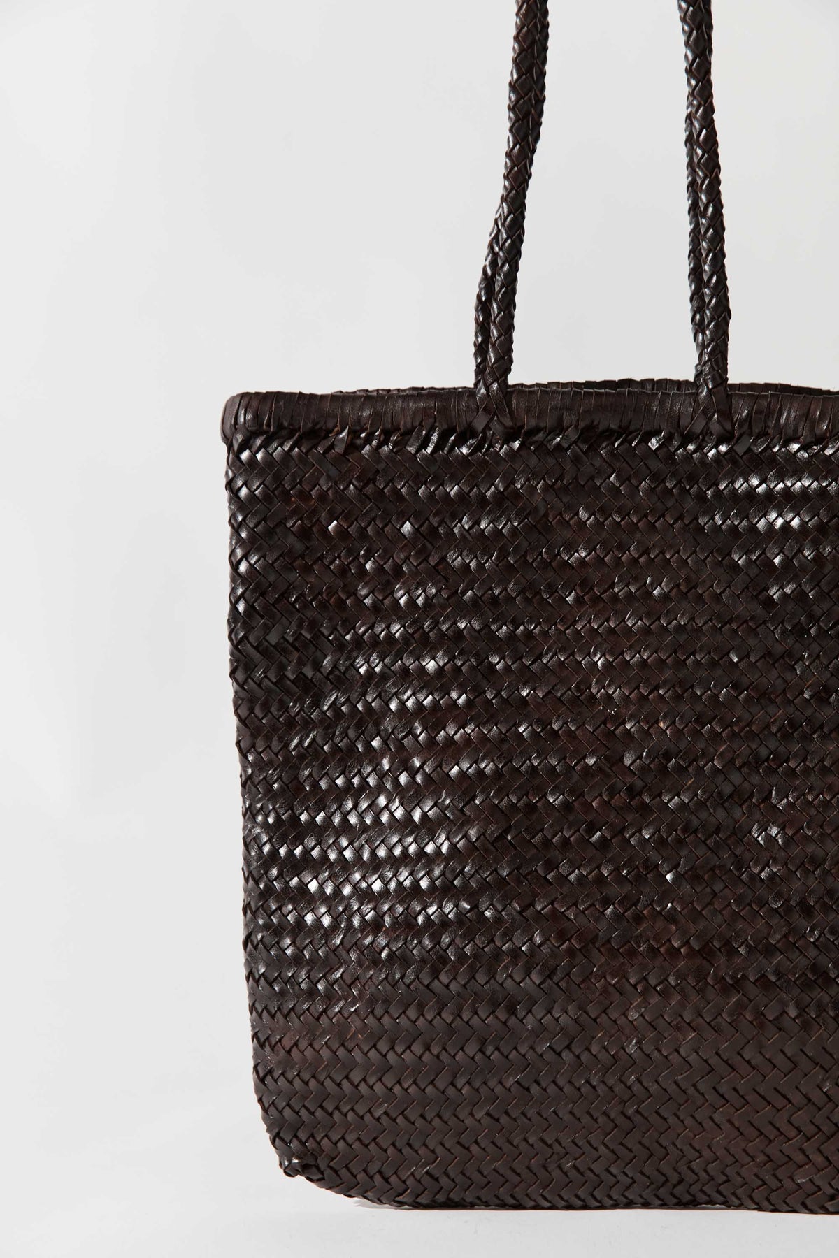 PRE-ORDER: Bagu Woven Tote - Chocolate