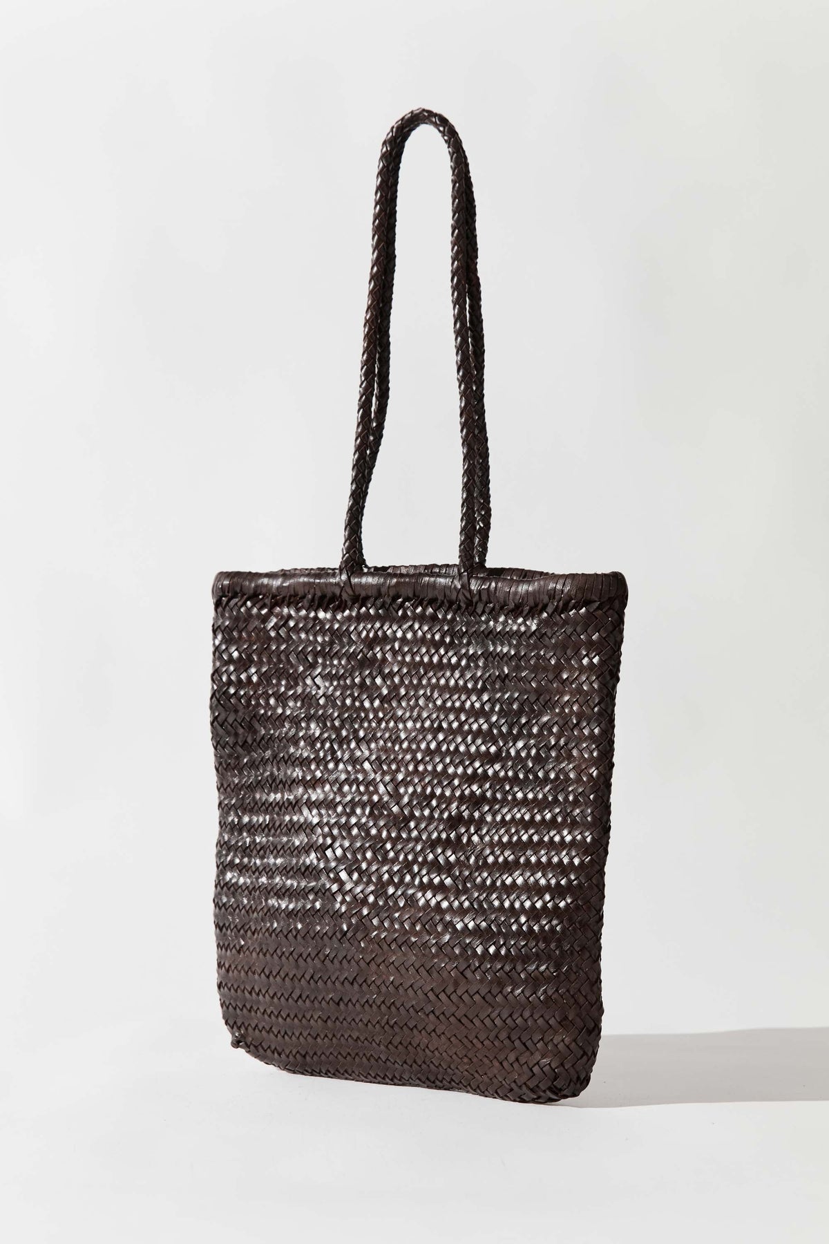 PRE-ORDER: Bagu Woven Tote - Chocolate