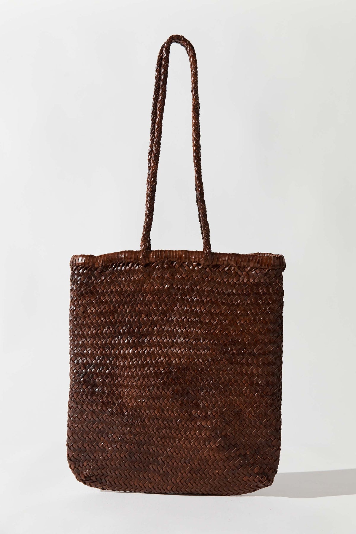 PRE-ORDER: Bagu Woven Tote - Chestnut