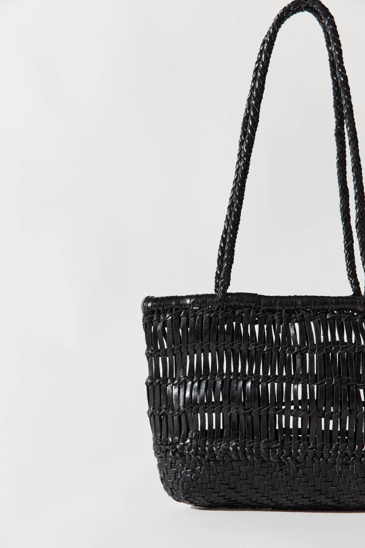 Textured Petit Bagu - Black