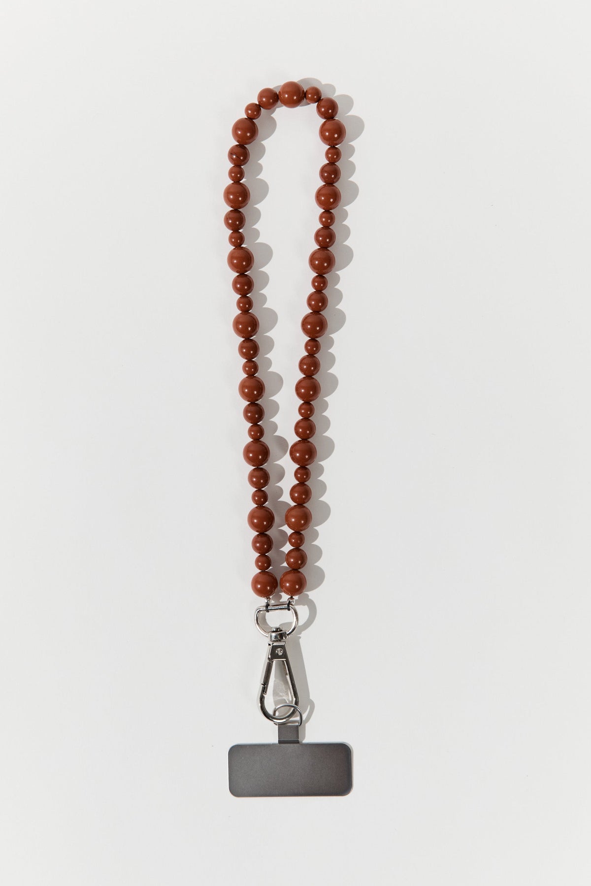 St Agni x Vermeer Odette Phone Wrist Strap - Red Jasper