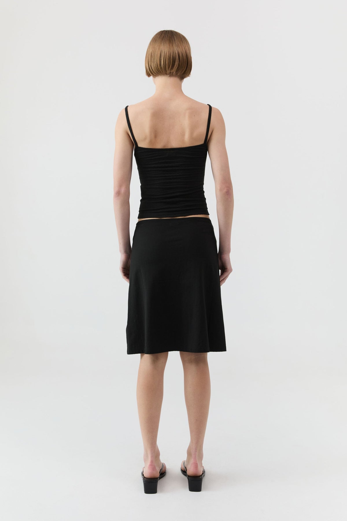Pointelle Skirt - Black
