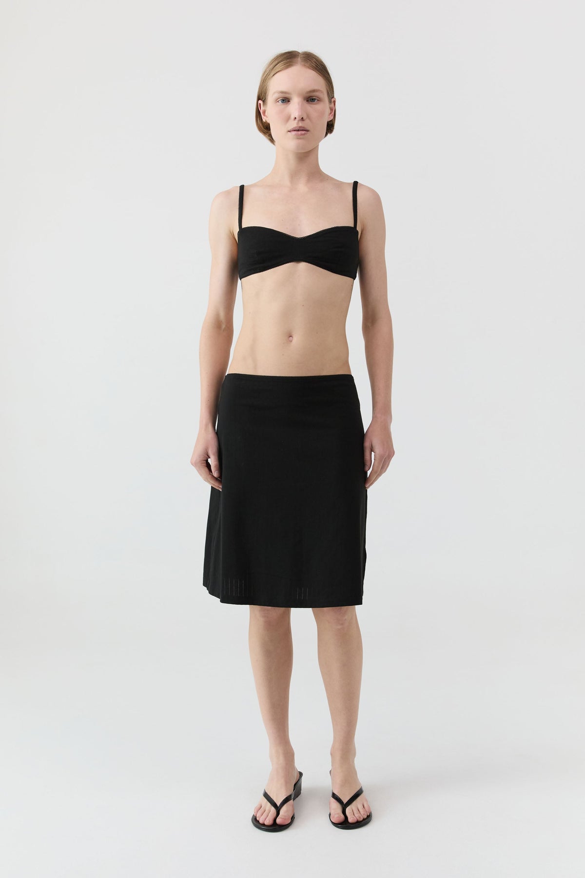 Pointelle Skirt - Black
