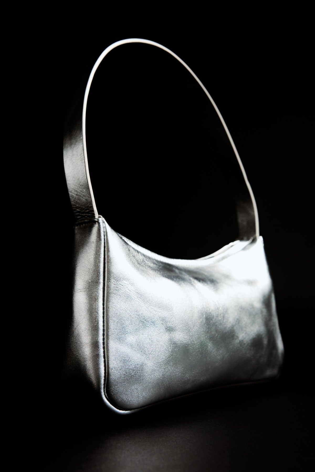 90s Petit Shoulder Bag - Silver