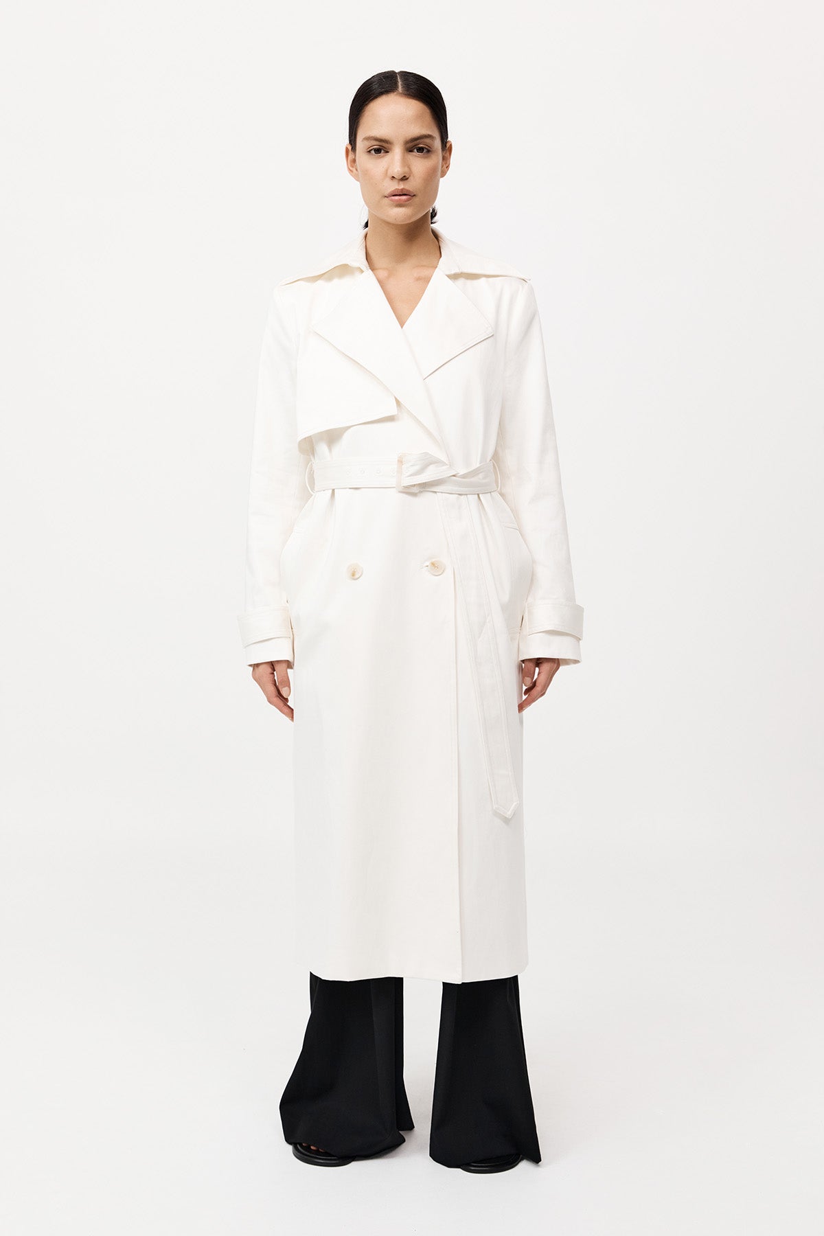 Classic Trench Coat - Off White
