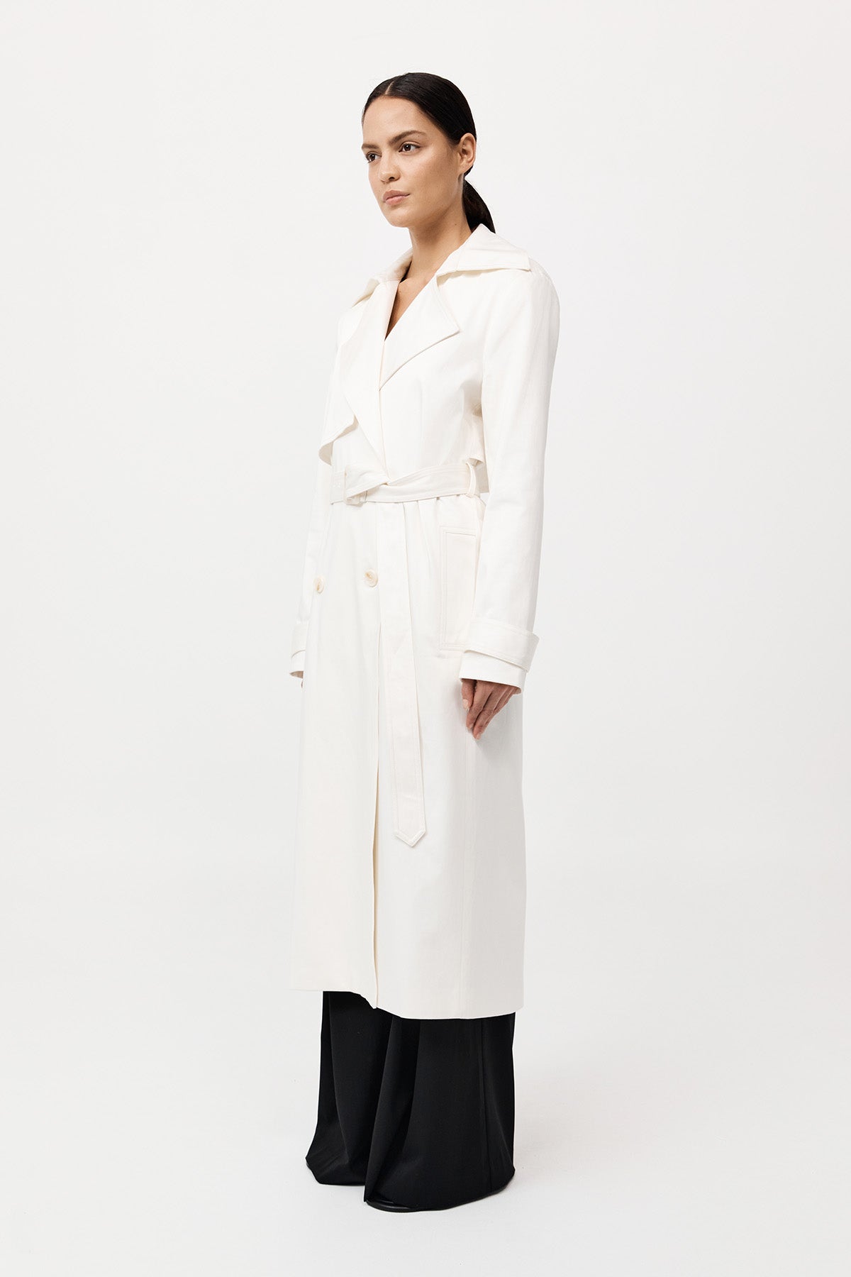 Classic Trench Coat - Off White