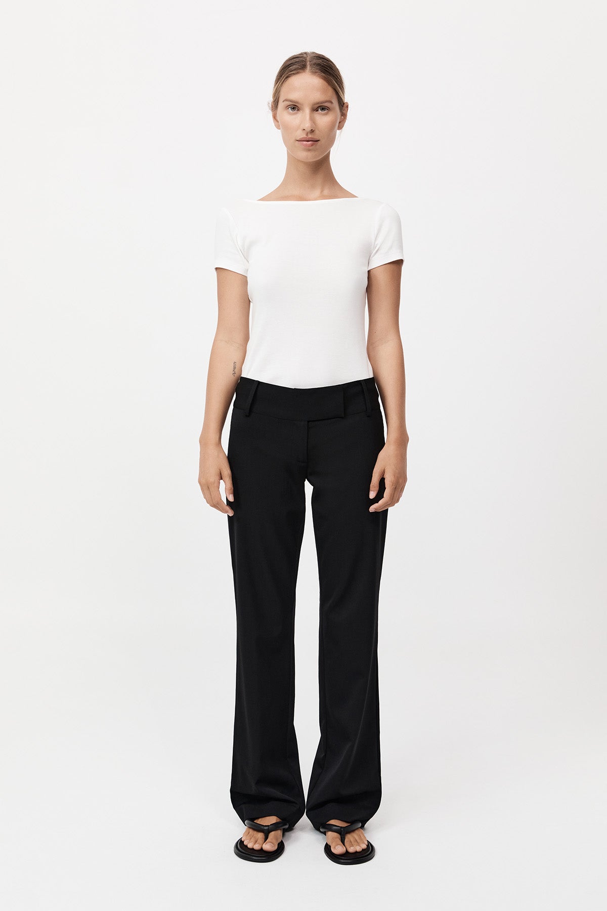 Organic Cotton Ballet Top - White