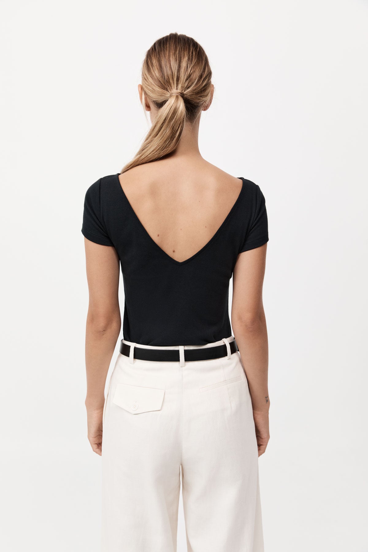 Organic Cotton Ballet Top - Jet Black
