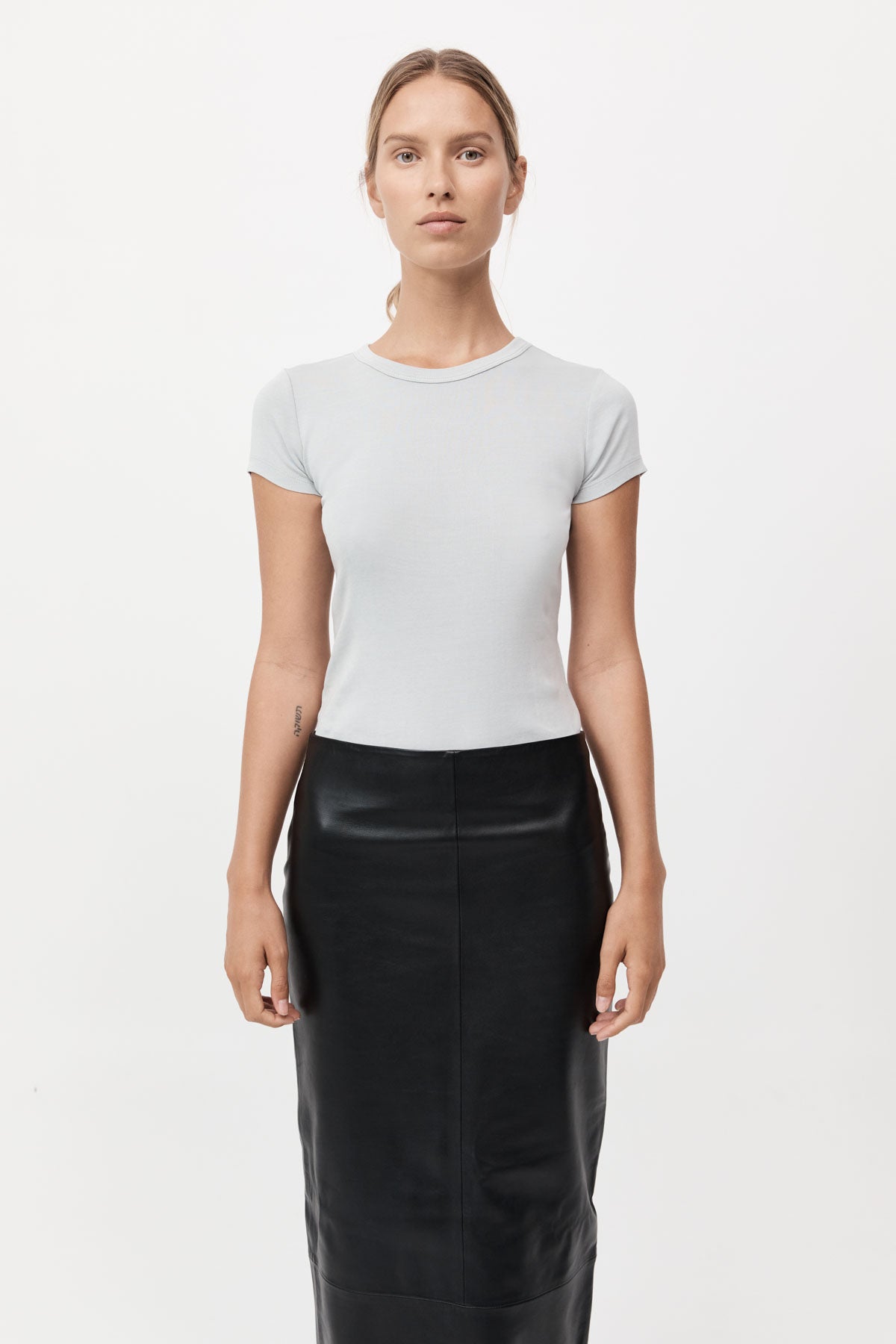 Organic Cotton Baby Tee - Silver