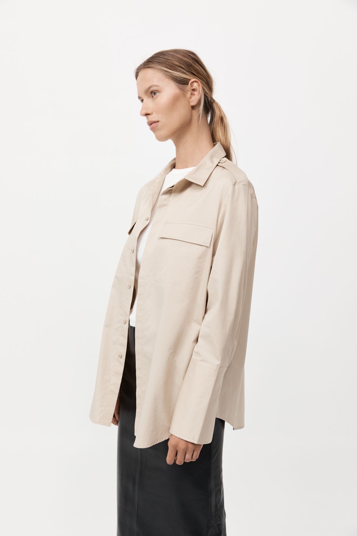 Classic Utility Shirt - Champagne