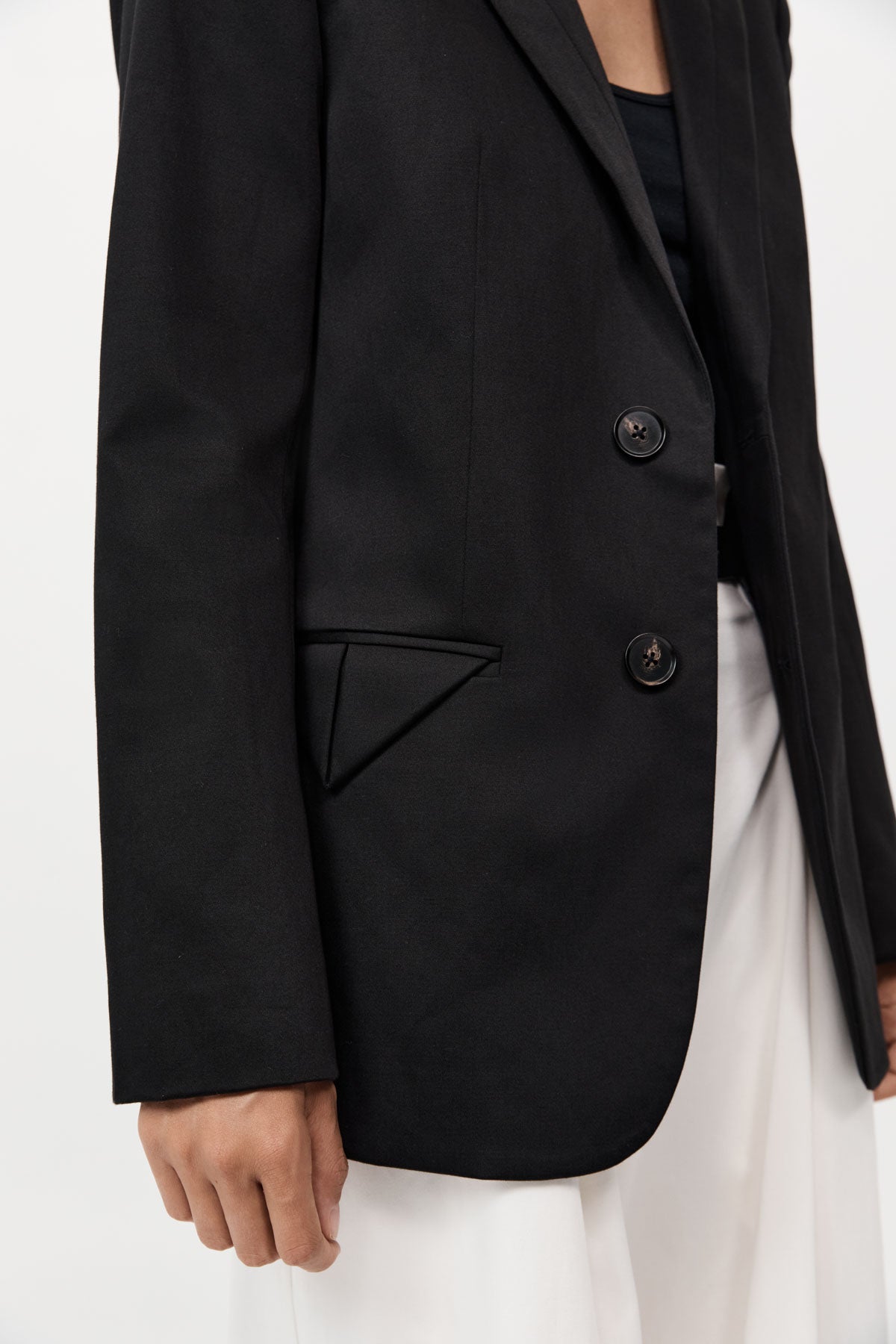 Origami Pocket Blazer - Black