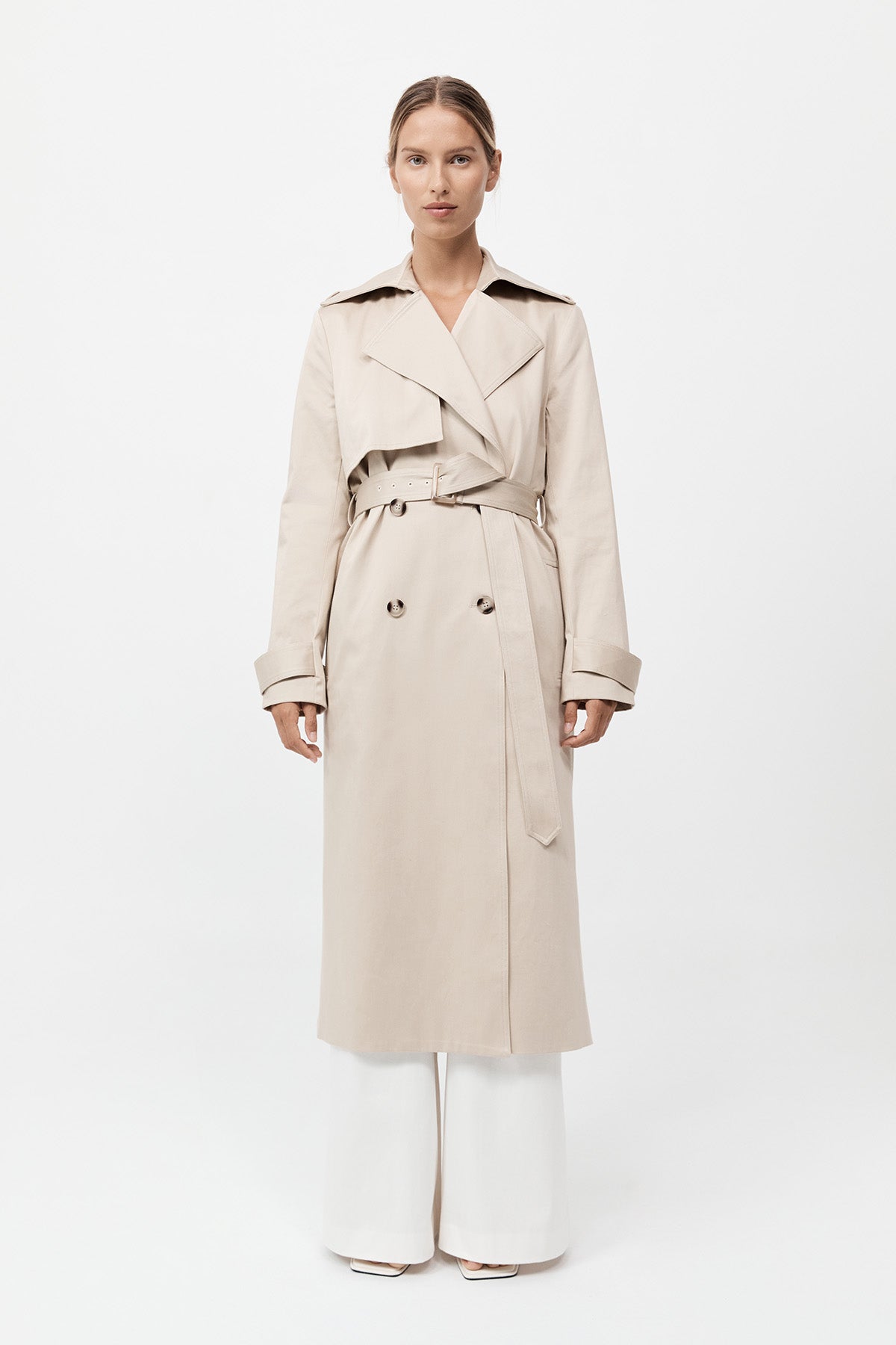 Classic Trench Coat - Champagne