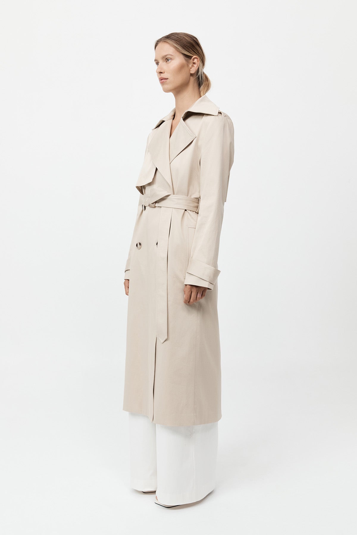 Classic Trench Coat - Champagne
