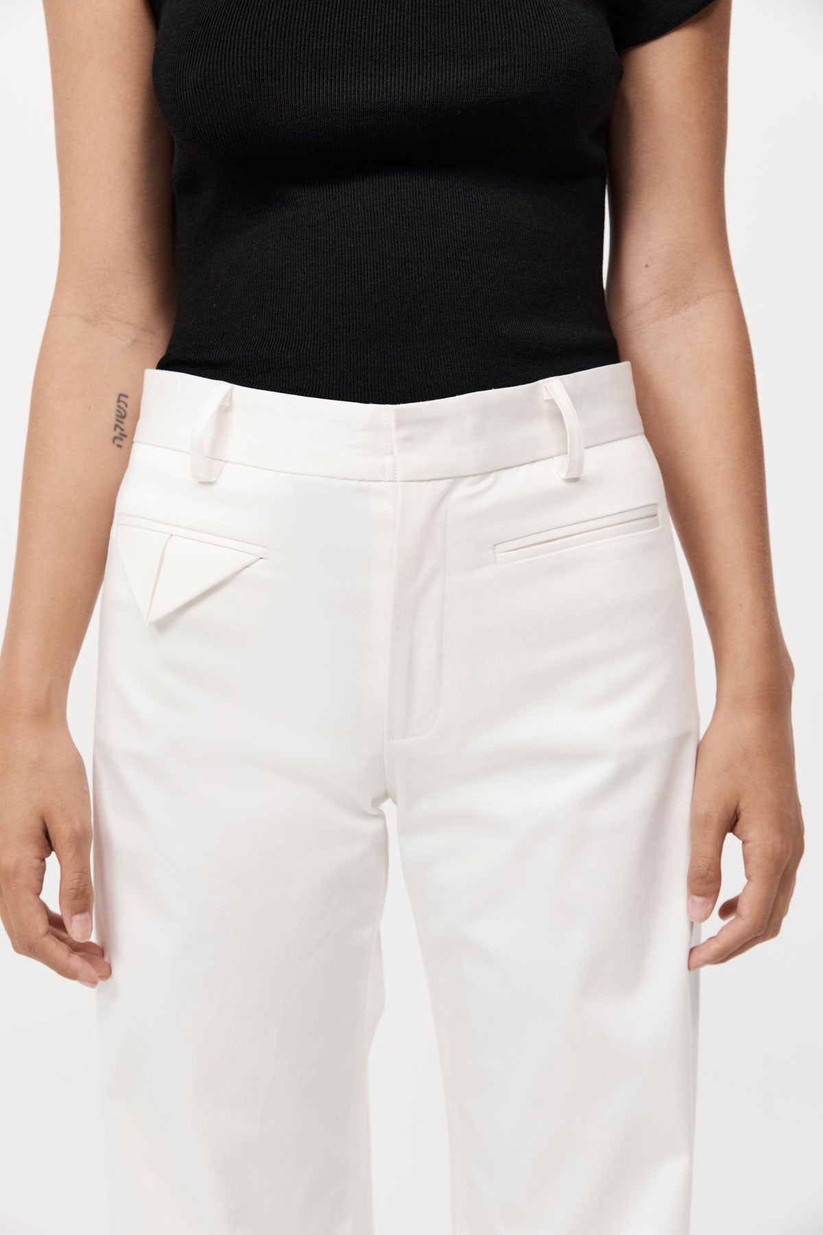 Origami Pocket Trousers - Off White