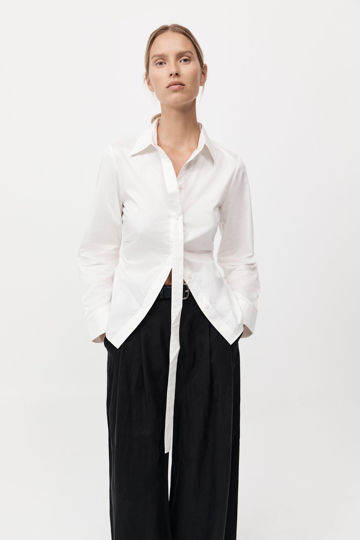 Deconstructed  Shirt - White