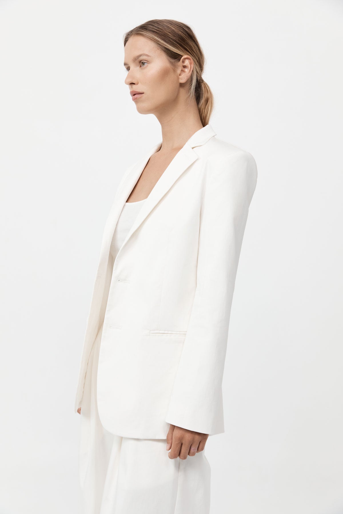 Origami Pocket Blazer - Off White