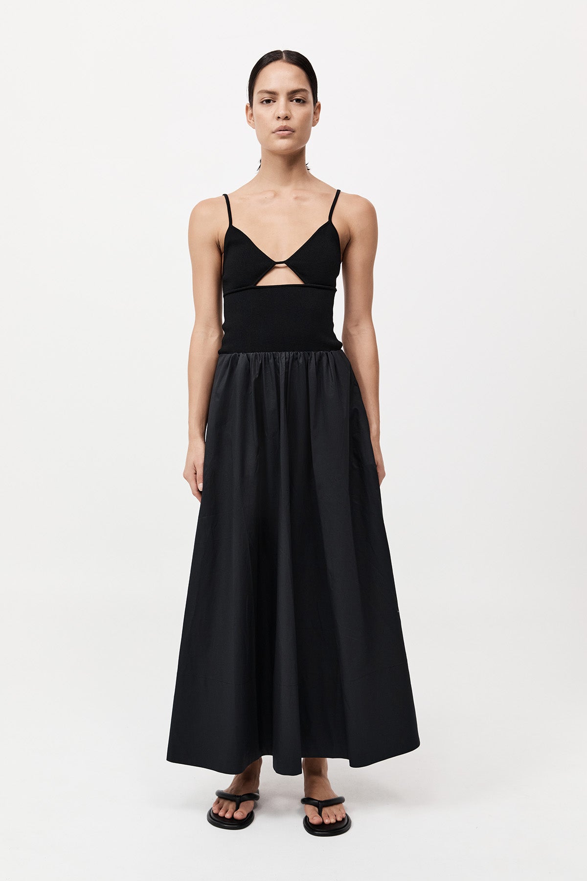 Knit Cami Dress - Black