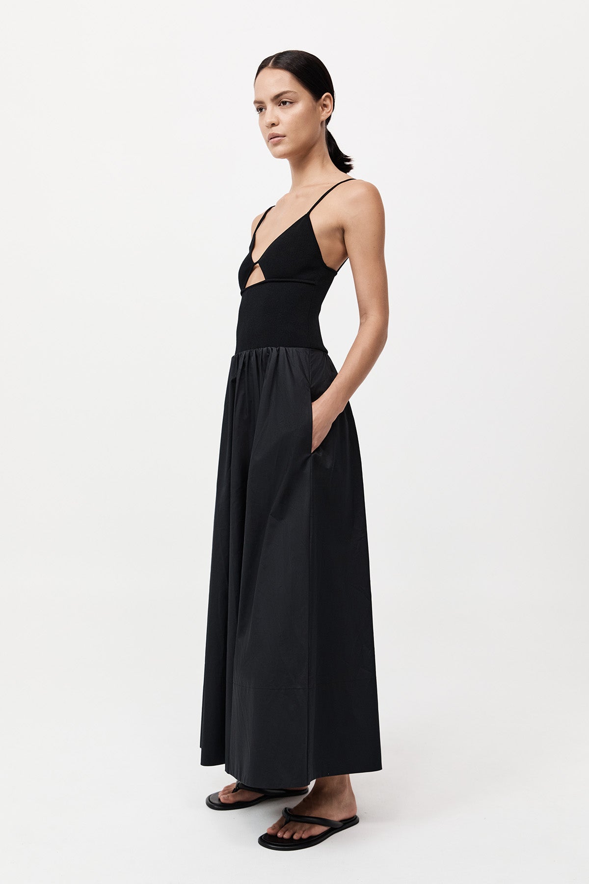 Knit Cami Dress - Black
