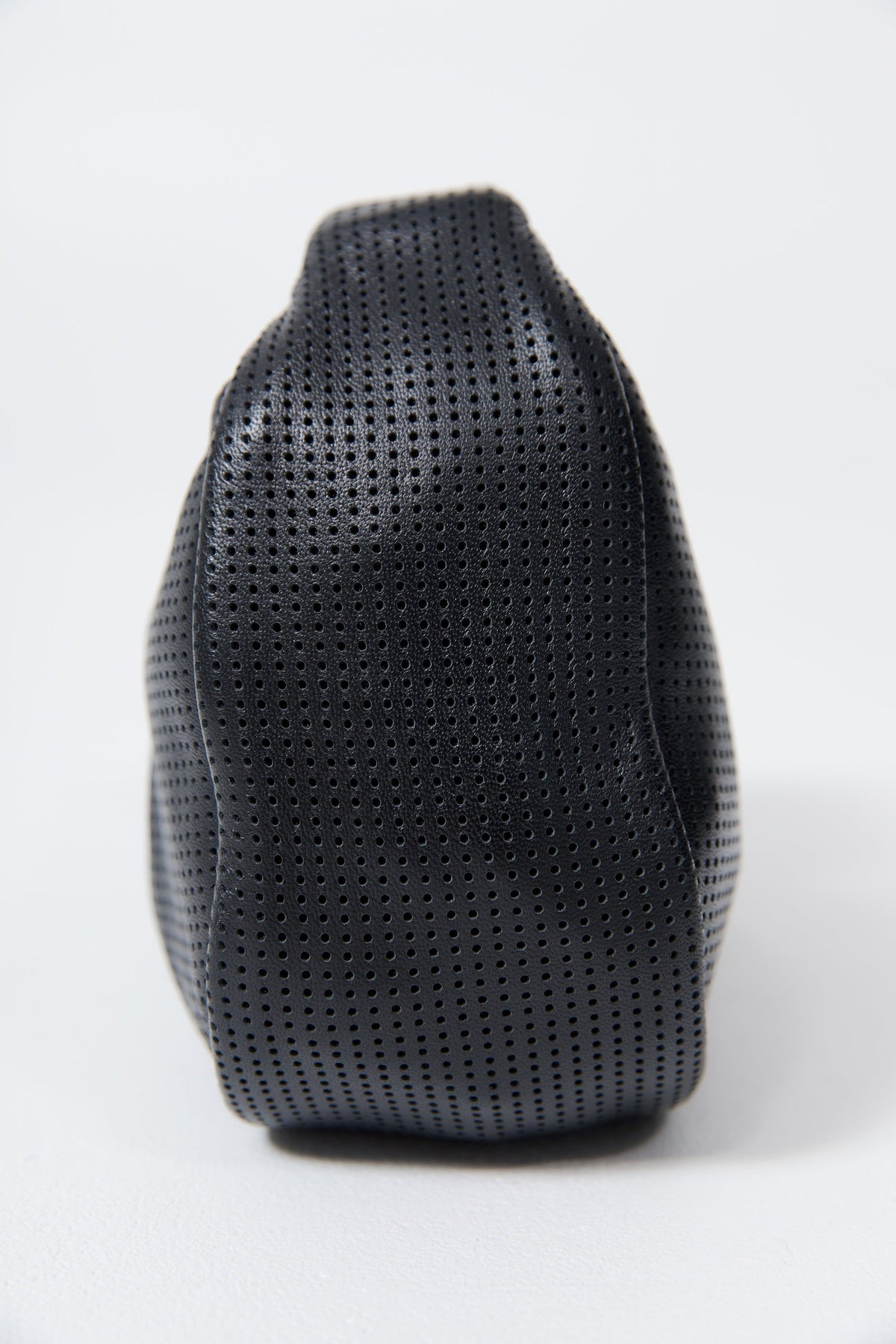 Perforated Mini Bon Bon Bag - Black