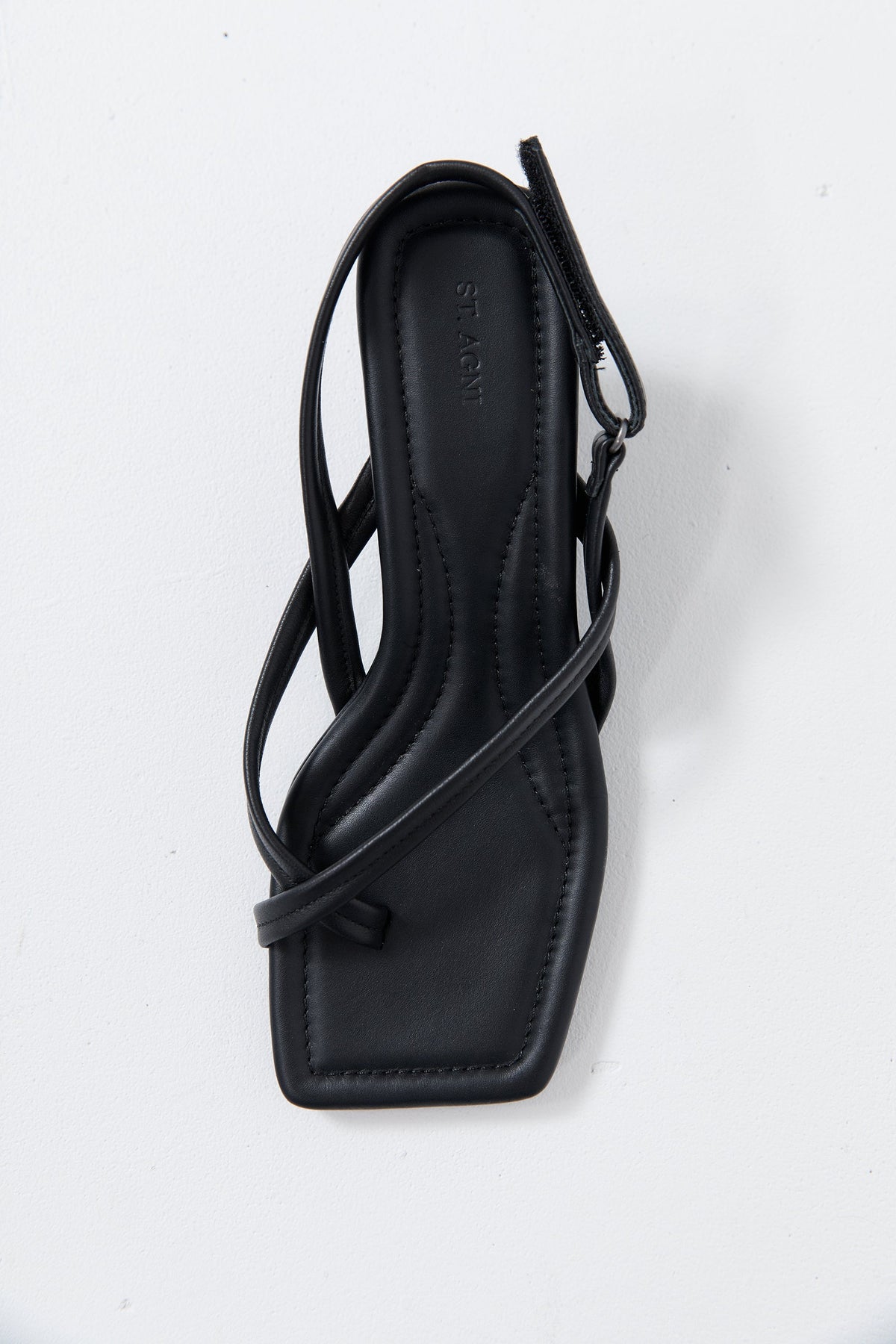 Cross Detail Heel - Black