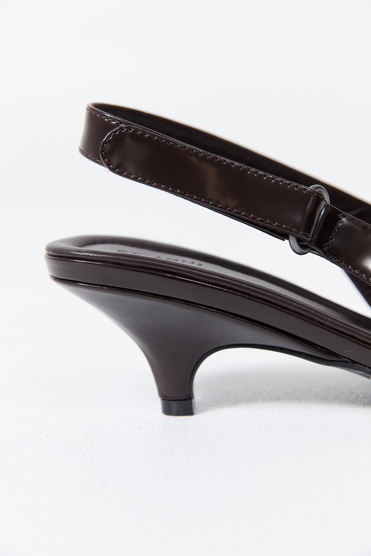 Utility Sling Back Heel - Coffee