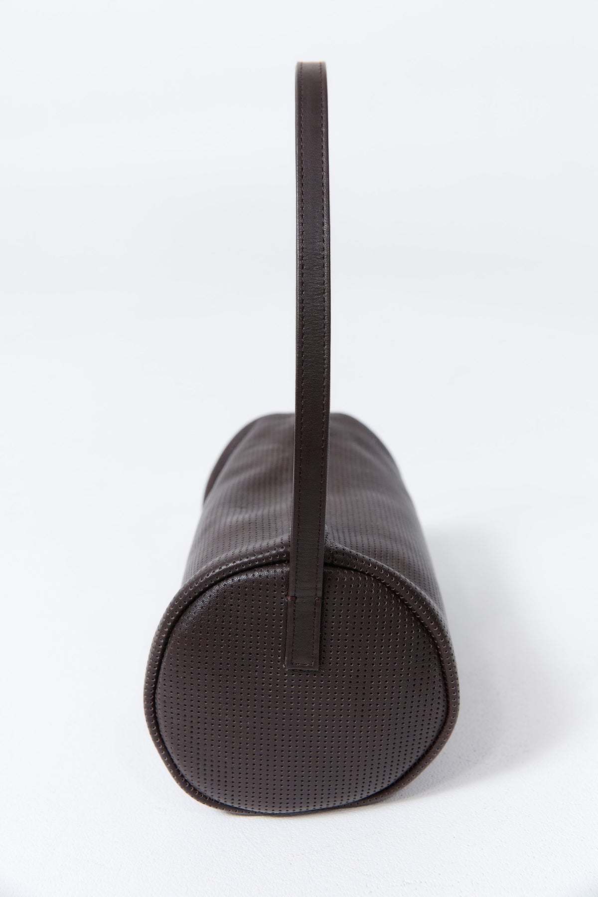 Perforated Connolo Shoulder Bag - Coffee