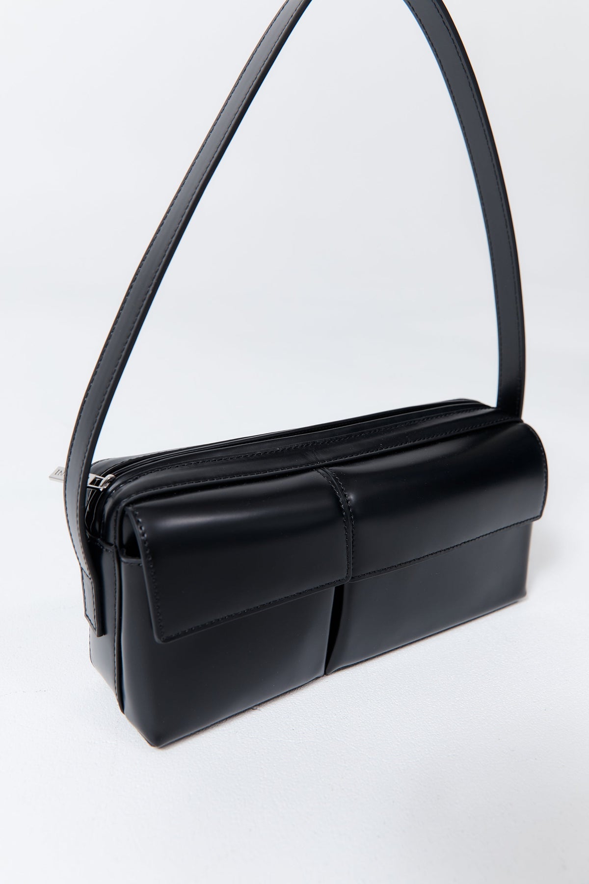 90s Utility Shoulder Bag - Black