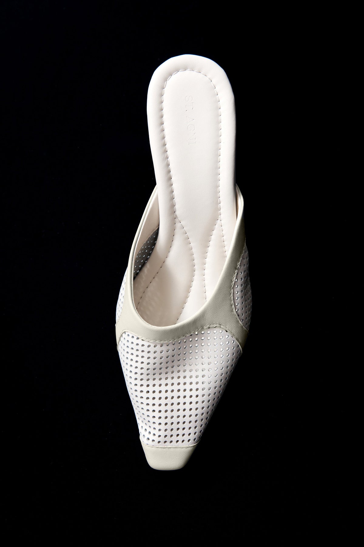 Perforated Heel - Off White