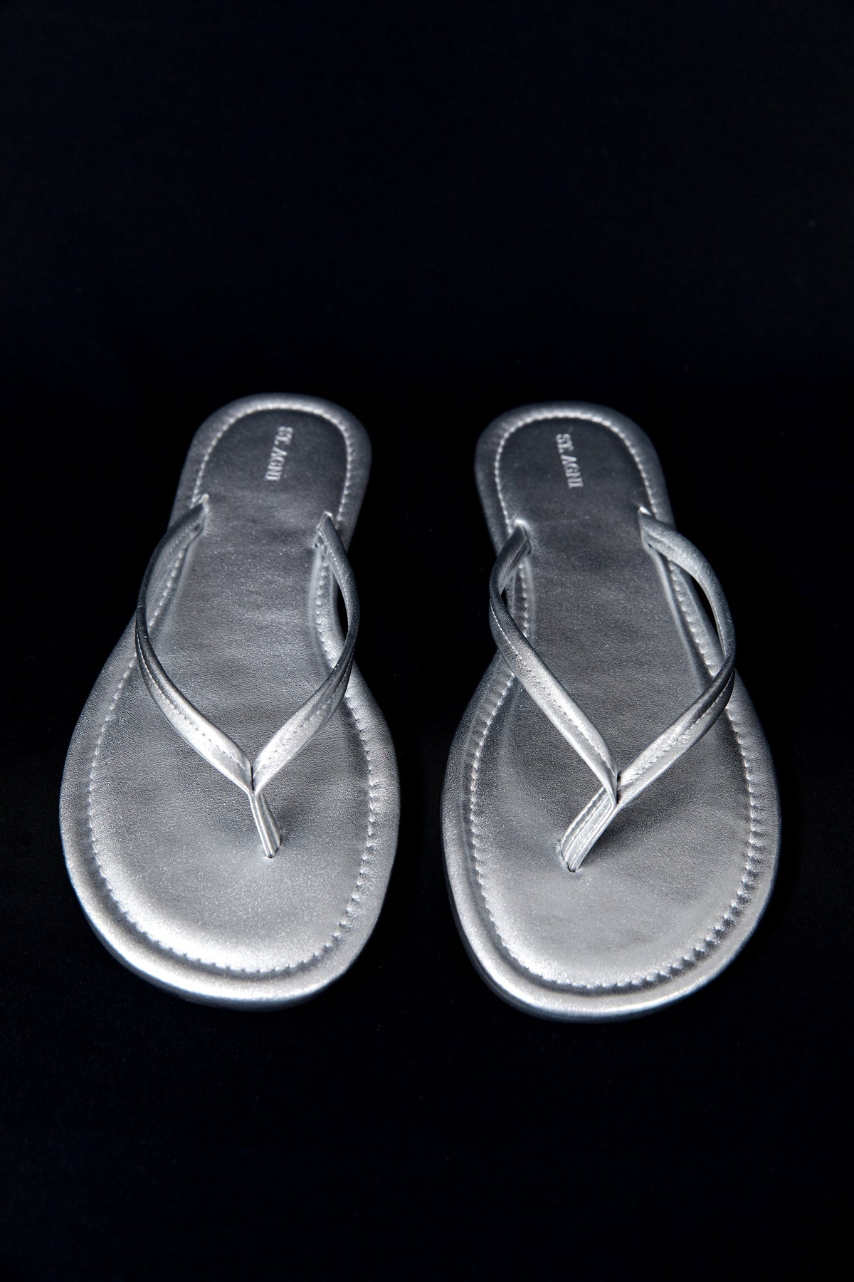 Thong Detail Slide - Silver