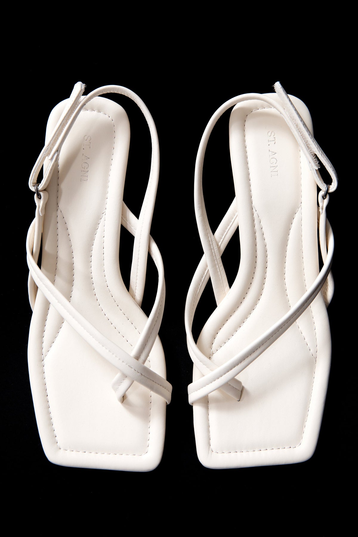 Cross Detail Heel - Off White