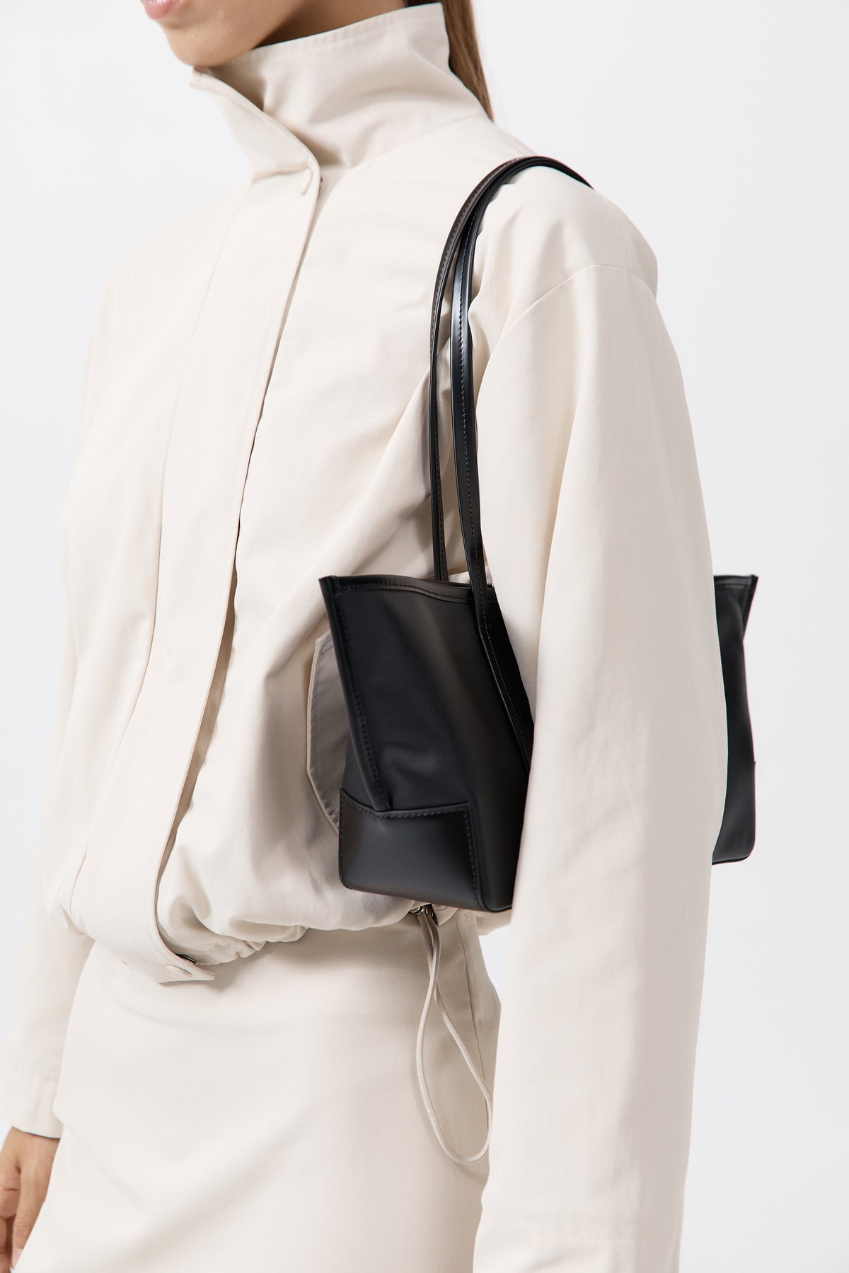 Slim Bateau Tote - Black